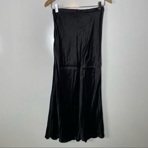 Zara Black Slip Skirt Xsmall